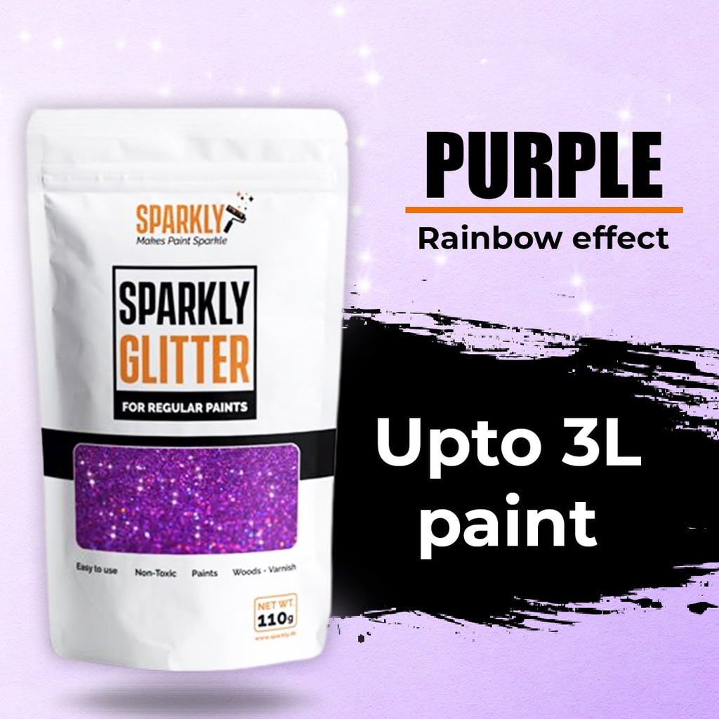 Purple Paint Glitter